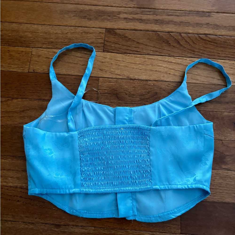 NWOT Pacsun LA Hearts Butterfly Corset Tank Top - Picture 5 of 8